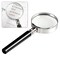 Insten Magnifying Glass 5X Handheld Reading Magnifier - Crystal Clear Glass Lens for Book Newspaper Maps Reading, Classroom Science, Insect & Hobby Observation, Great for Seniors and Kids